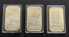 3 Troy oz.999 Silver Bars Airtite Cases Buffalo Morgan Eagle Oak Branch -Marked