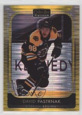 2021-22 O-Pee-Chee Platinum Seismic Gold 45/50 David Pastrnak #194