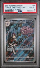 2025 Pokemon Dri En-Destined Rivals #199 Team Rocket'S Weezing IR PSA 10 on eBay