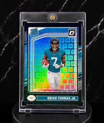 2024 Donruss Optic Brian Thomas Jr Rated Rookie Black Pandora /25 RC #214