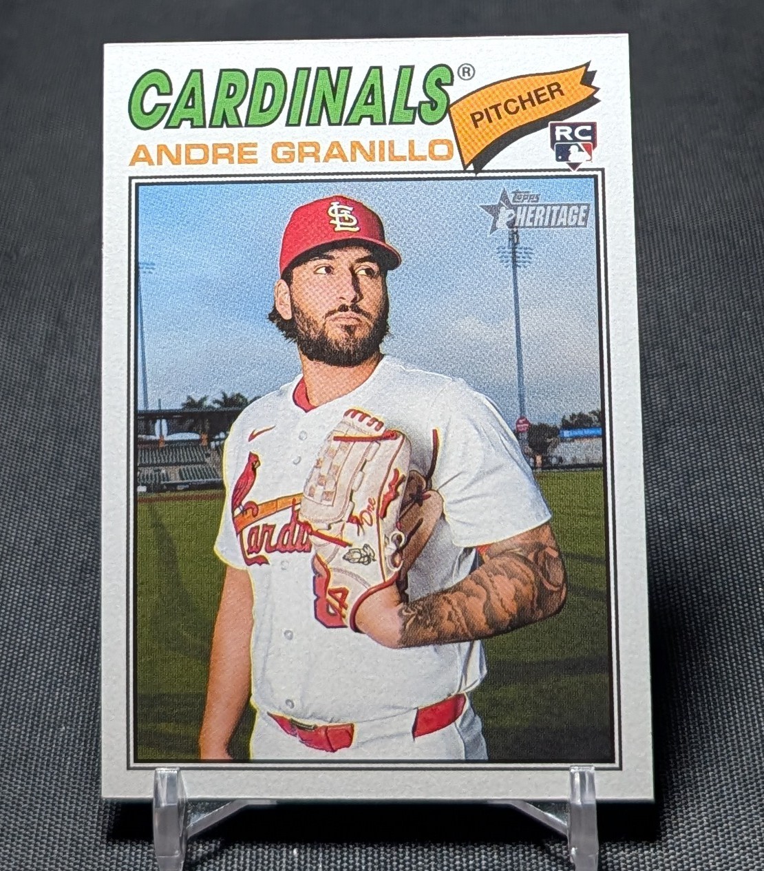 Andre Granillo Rookie RC 2026 Topps Heritage Card #32 St. Louis Cardinals