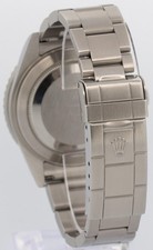 Rolex Submariner Date Black REHAUT Stainless Steel 40mm NO-HOLES Watch 16610 5