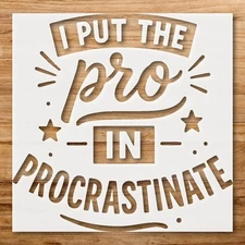 Add a Pinch of Humor DIY Crafts Stencil for Creative Projects - StencilAir