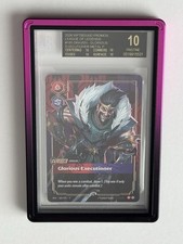 Riftbound Metal Card Legends - Draven Prize Wall Promo BGS 10 BLACK LABEL POP 1