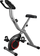 5-in-1 Foldable Exercise Bike with 16-Level Magnetic Resistance, 300 lb Capacity