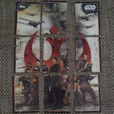 Topps Star Wars Rogue One Trading Cards 18 Karten Lot Rebel Alliance Nr. 93-97