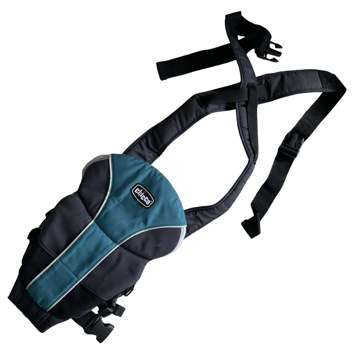 Chicco UltraSoft Infant Baby Carrier Blue Green Chakra Excellent