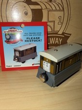 2003 TOBY THOMAS FRIENDS TRAIN WOODEN RAILWAY DEALER RESTOCK CARD