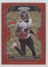 2021 Panini Prizm Red Wave Prizm 70/149 Russell Gage #325 fm0