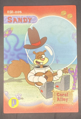 2003 SpongeBob Upper Deck Card First Edition DSD-008 Sandy **Pack Break**