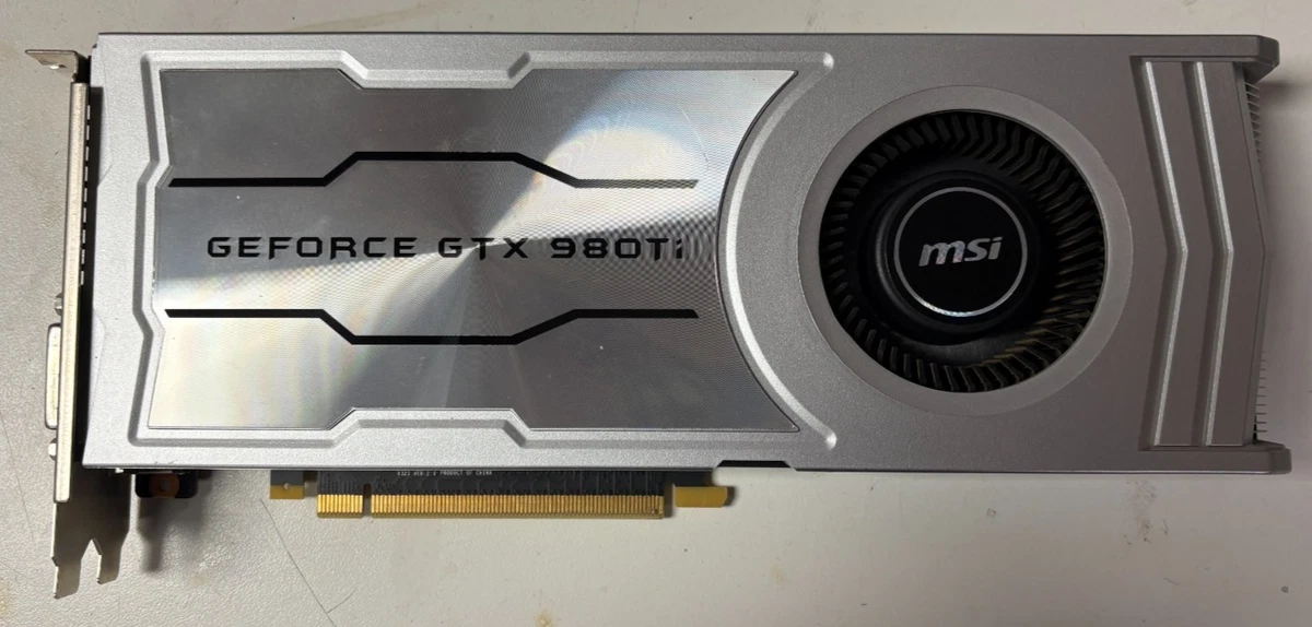 MSI NVIDIA GeForce GTX 980 Ti 6 GB Memory Computer Graphics Cards