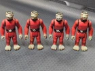 Four Vintage 1978 Star Wars Snaggletooth Kenner Cantina Action Figures ANH