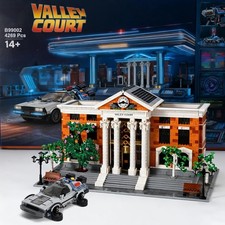 NEW Back to the Future Hill Valley Court and Delorean Car Building Set 4269 pcs