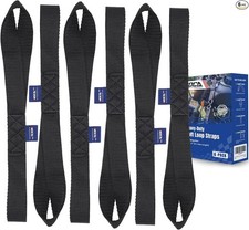 6-Pack Soft Loop Tie Down Straps 12000 Lbs Breaking S Color: BlackSize: 6-PACK