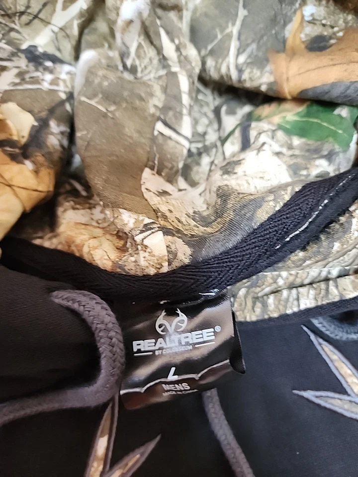 Realtree Hoodie Camouflage L BLACK  - Image 3 of 4