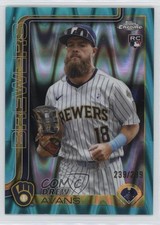 2025 Topps Chrome Update Aqua RayWave Refractor 239/199 Drew Avans #USC47 1mq2