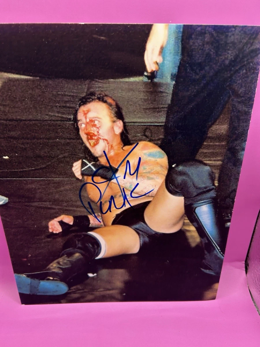 CM Punk WWE Wrestling Original Autographed Photos for sale | eBay