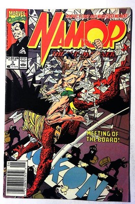 Namor, Sub-Mariner #3 1990 Marvel Newsstand 1st Print Comic Book