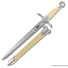 Azan Scorpion Snow White Medieval Dagger - 16 Inches - Stainless Steel Blade