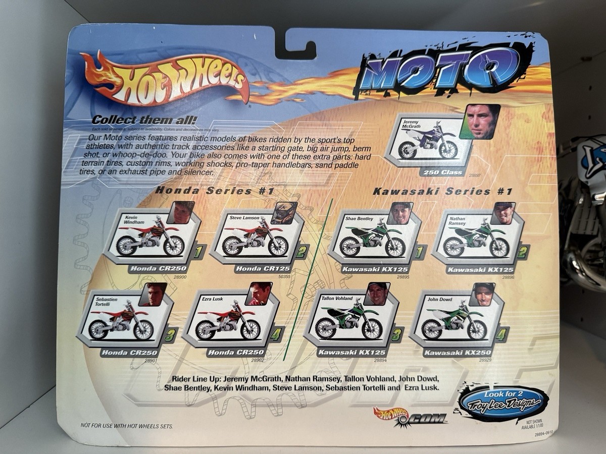 Hot Wheels Moto-X Ezra Lusk Deluxe Dirtbike Toy Honda Cr250 Rare
