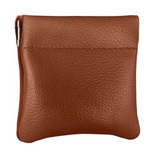 ClassClassic Leather Squeeze Coin Purse change Holder For Men By Nabobb ic