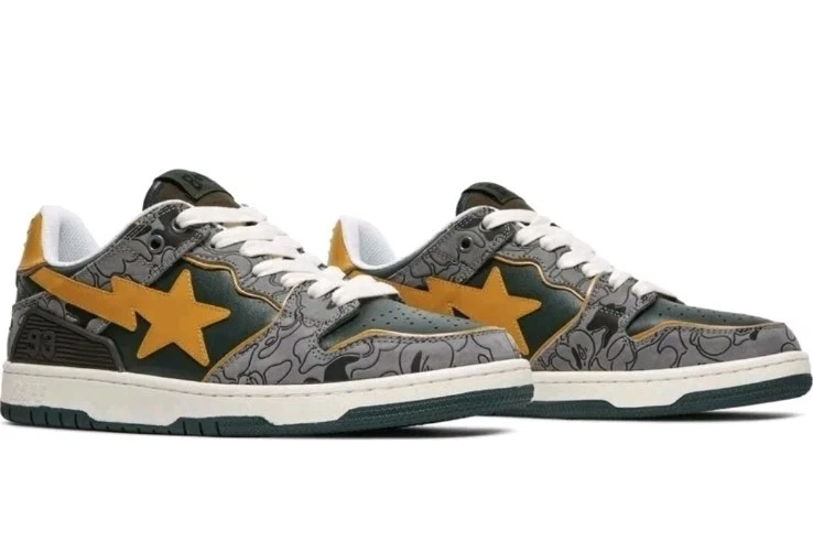 A Bathing Ape BAPE Sk8 Sta Yellow for sale | eBay
