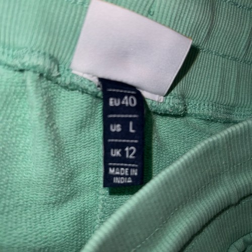Ellesse Mobo Fleece Short Green Woman’s Shorts Drawstring Casual Cozy Large - Picture 5 of 5