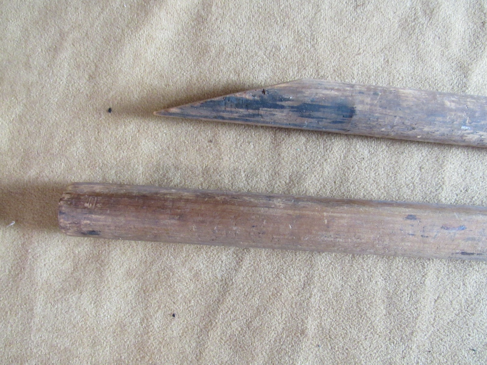 Civil War ~ Indian Wars Shelter Tent Pole & Pin peg,  1860s 1870s Custer