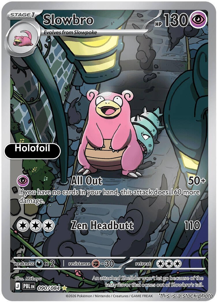 Slowbro 090/084 Pitch Black NM Holofoil
