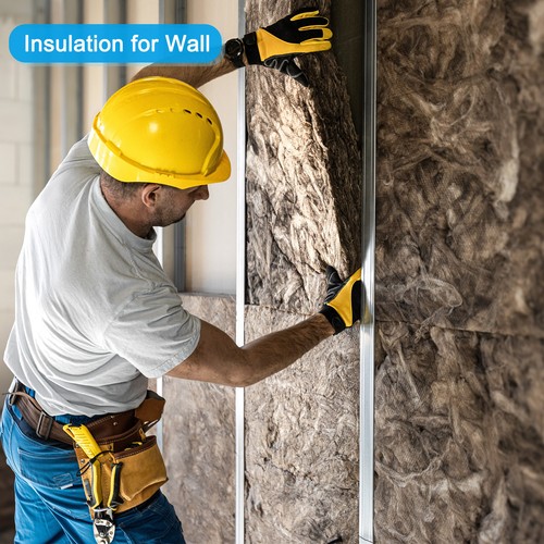 4FT x 23.6 Inch Pipes Wrap Insulation, 2pcs Cotton Tape for Pipes, Grey - Picture 5 of 6