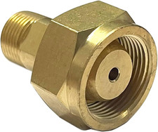 Sturdy Brass Acetylene Regulator Adapter CGA520 B Tanks to 200 Connection Portab