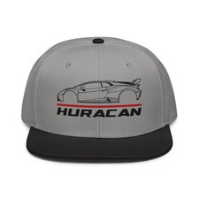 For Huracan Fans Cap V10 Mid-Engine Track Snapback Hat Birthday Racing Unisex