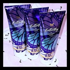 Bath  Body Works Butterfly 8 oz Ultimate Hydration Body Cream x3