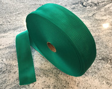 3" Inch Wide Green Polypropylene Webbing Strap 50 yards roll 150' feet 