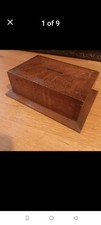 Small Church Oak Collection Box. Beautiful bevelled edges.  Dovetail joints .