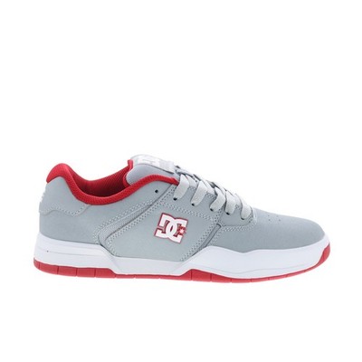 DC Central ADYS100551-GRF Mens Gray Leather Skate Inspired Sneakers Shoes 10