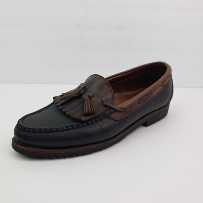 Allen Edmonds Nashua Mens Size 9.5 Brown Black Leather 