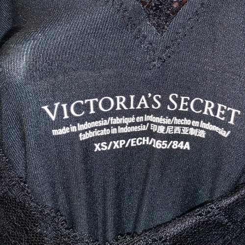 Victoria's Secret Women's Lace Trim Maxi Slip Dress Size XS NEW Black Lingerie - Picture 8 of 11