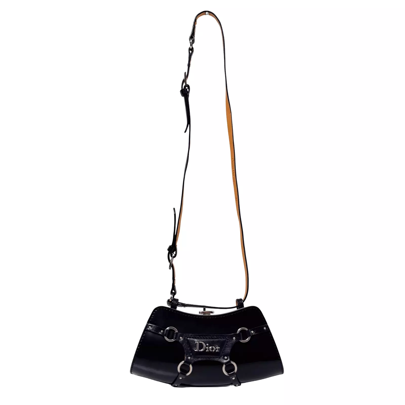 Mini sac à bandoulière DIOR Bondage noir