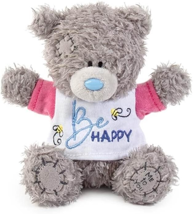 Me To You Bear Happy Birthday Plush - Grey - Image 2