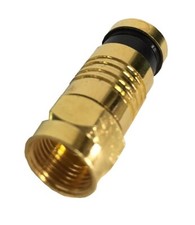 10 x Snap Seal Compression Type F Plug Connectors Suitable for RG6 WF100 Cable