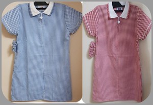 gingham school dress age 16