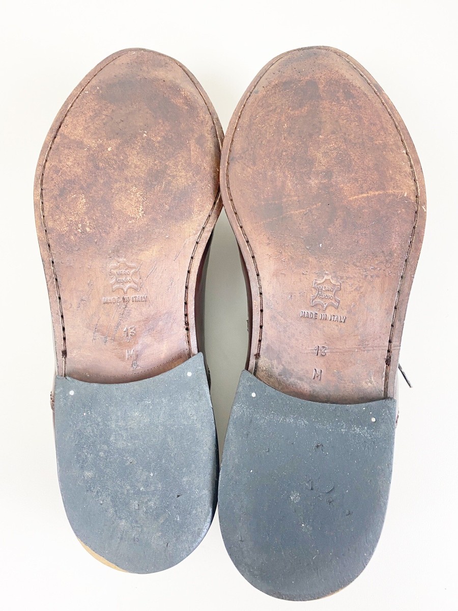 Bostonian Mens Size 13 M First Flex Cap Toe Oxford Dark Brown Leather Italy GUC Bostonian First Flex Size 13M Brown Men main image 4
