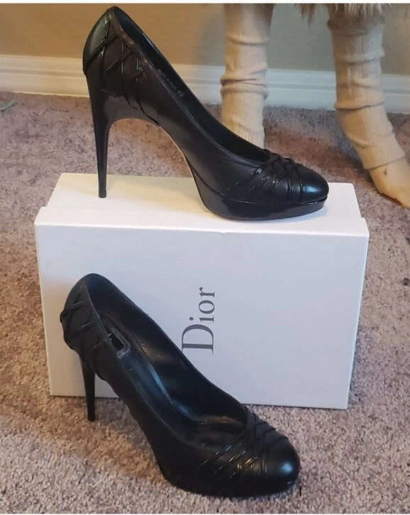 Christian Dior femme talons noirs