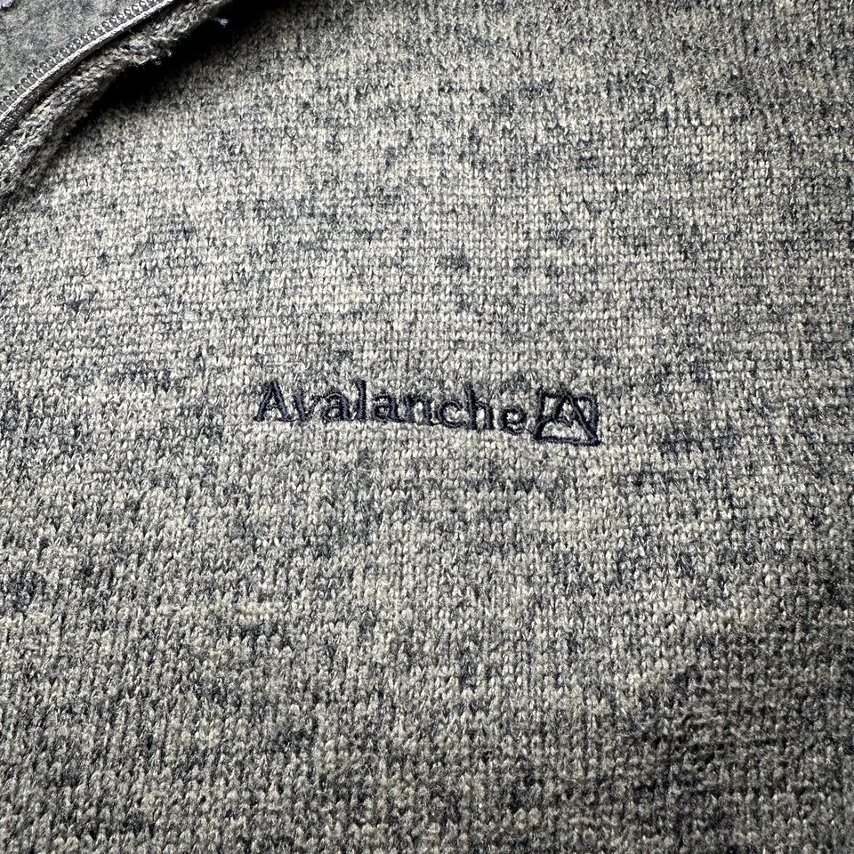 Suéter Avalanche Térmico 1/4 Cremallera Rendimiento Polar Verde Para Hombre Grande Usado en Excelente Condición Caminata Foto 4 de 4