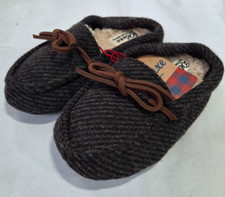Toddler's Memory Foam Slippers Corduroy Black - Dearfoams Size 7/8 B-764