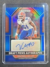 2023 Prizm Draft Picks Draft Picks Blue #DPAVEM Ventrell Miller Auto /149 Gators