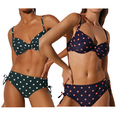 YSABEL MORA Bikini With Reducing Underwire Polka Dots Cup D Art. 82288