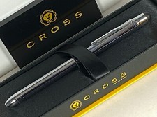 CROSS TECH3+ LUSTROUS CHROME MULTI-FUNCTION BLACK RED INK PENCIL ERASER AT0090-1