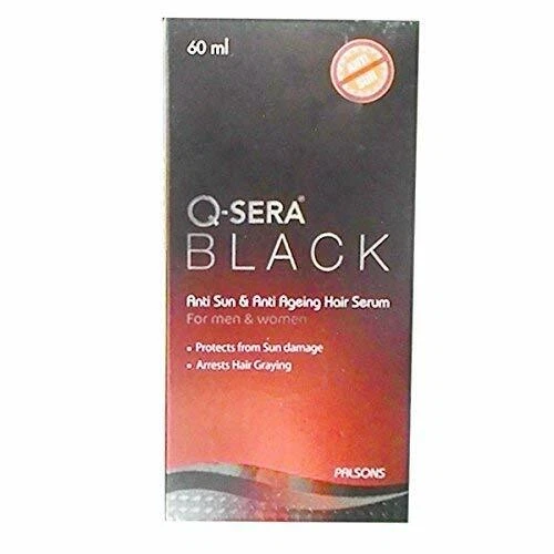Q-Sera Black Anti-Sun & Anti-Ageing Hair Serum 60Ml + FREE DELIVERY